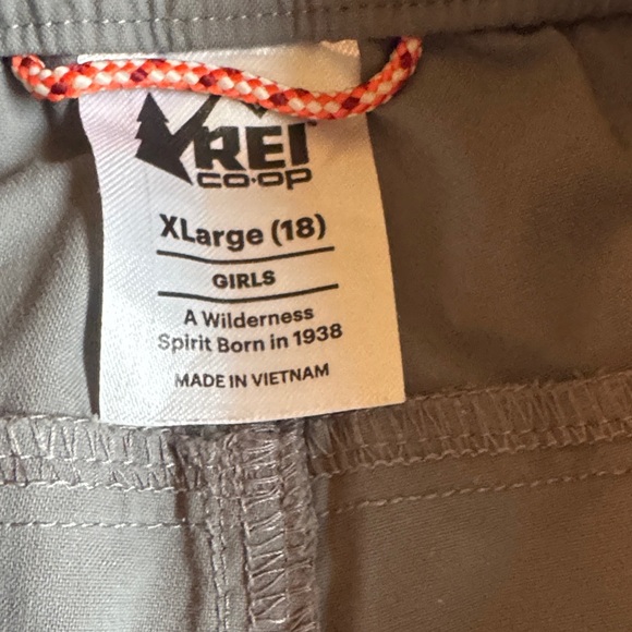 REI Girls Gray Hiking Pants Size XL 18 (KIDS) - Picture 2 of 4